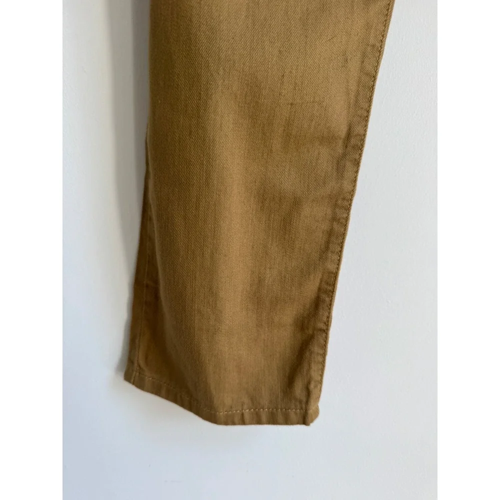 Levis Mens Brown Denim Pants Straight Leg 28x30 inseam: 29